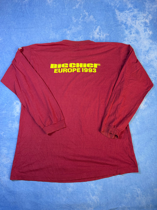 Longsleeve Big Chief - Mack Avenue Skullgame 1993 Europe Tour XL
