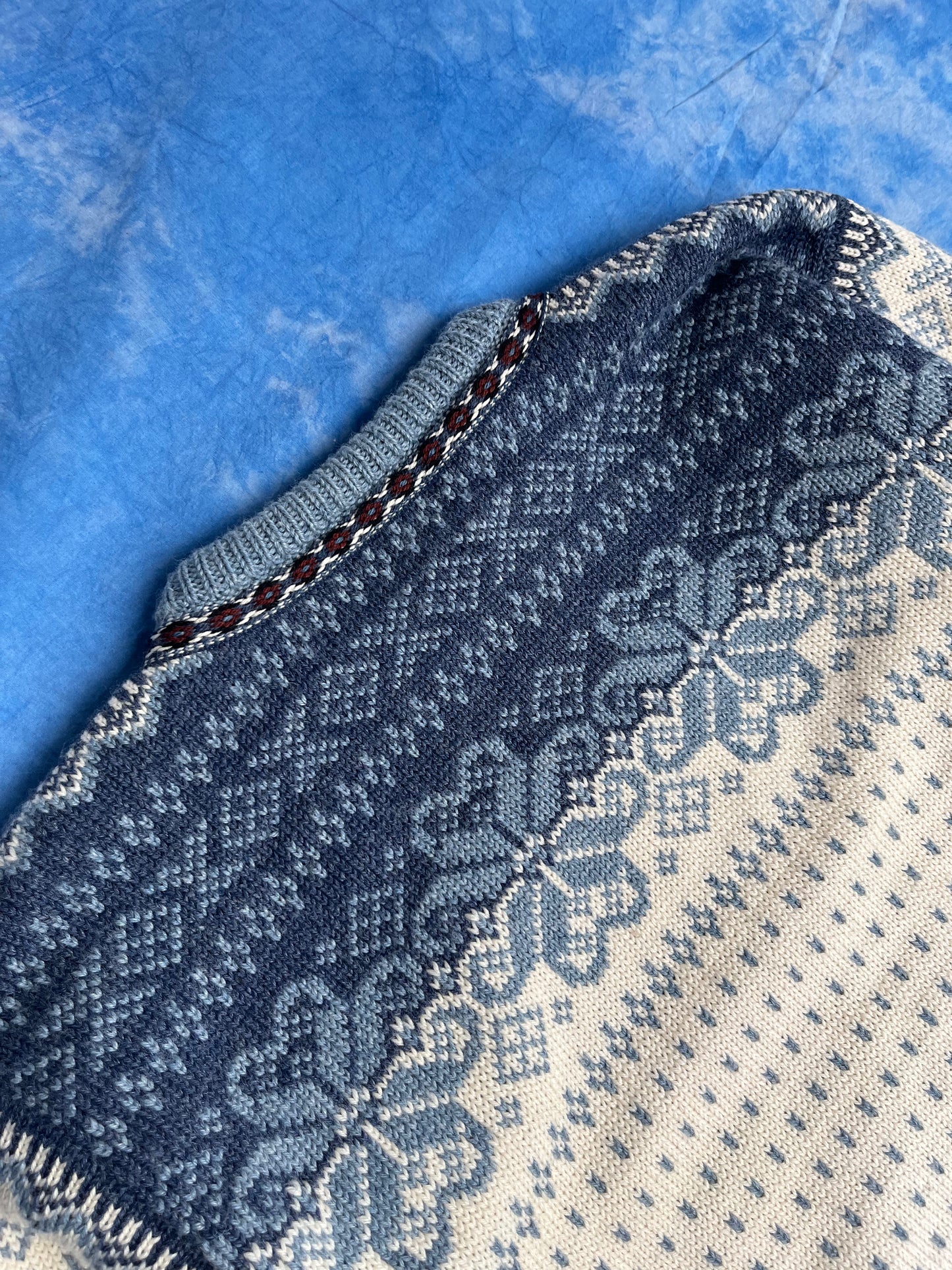 Sweter Kardigan Wełniany Dale of Norway 90s L