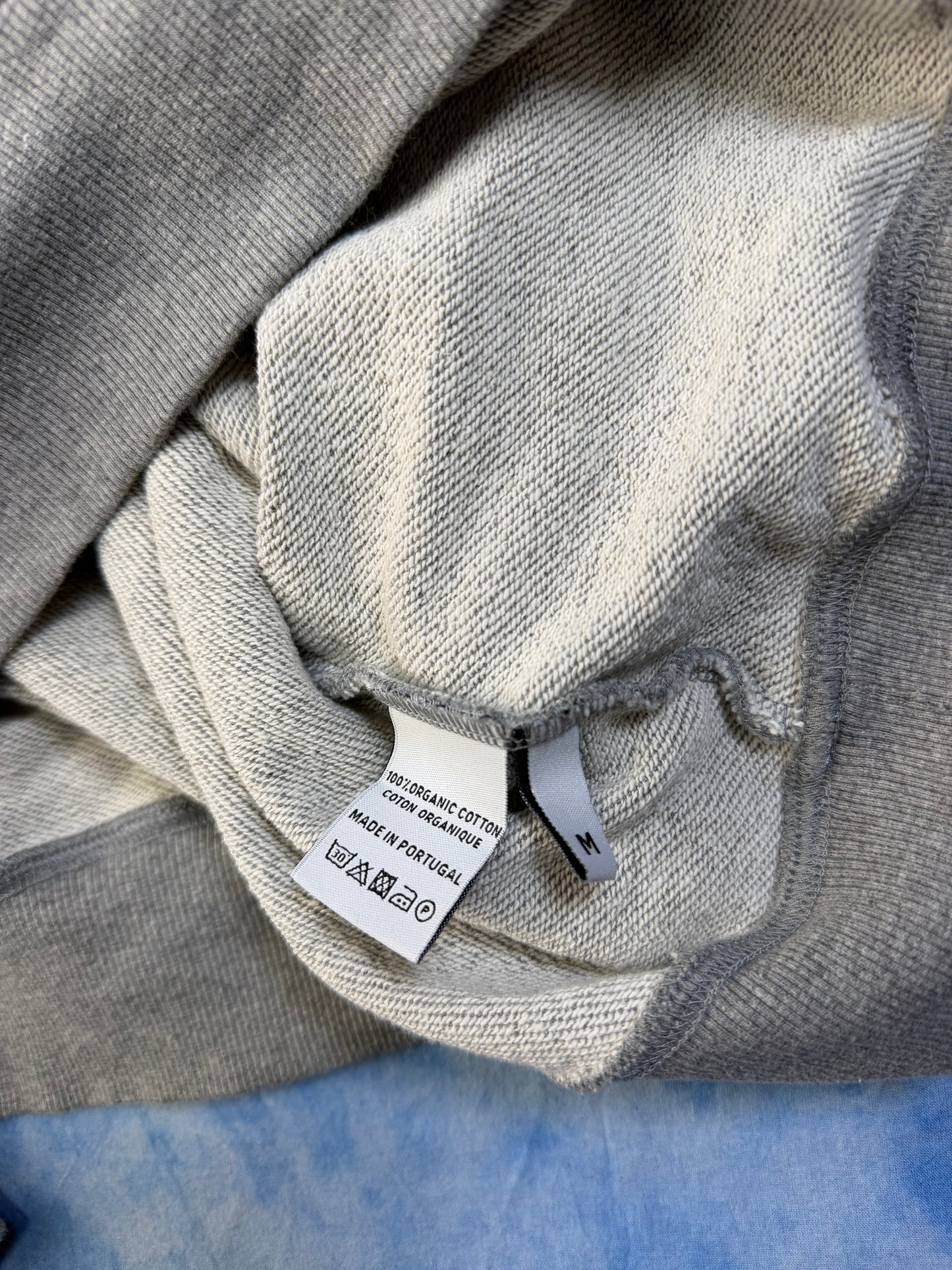 Bluza z Kaputrem Szara Boxy Made in Portgual Oversized
