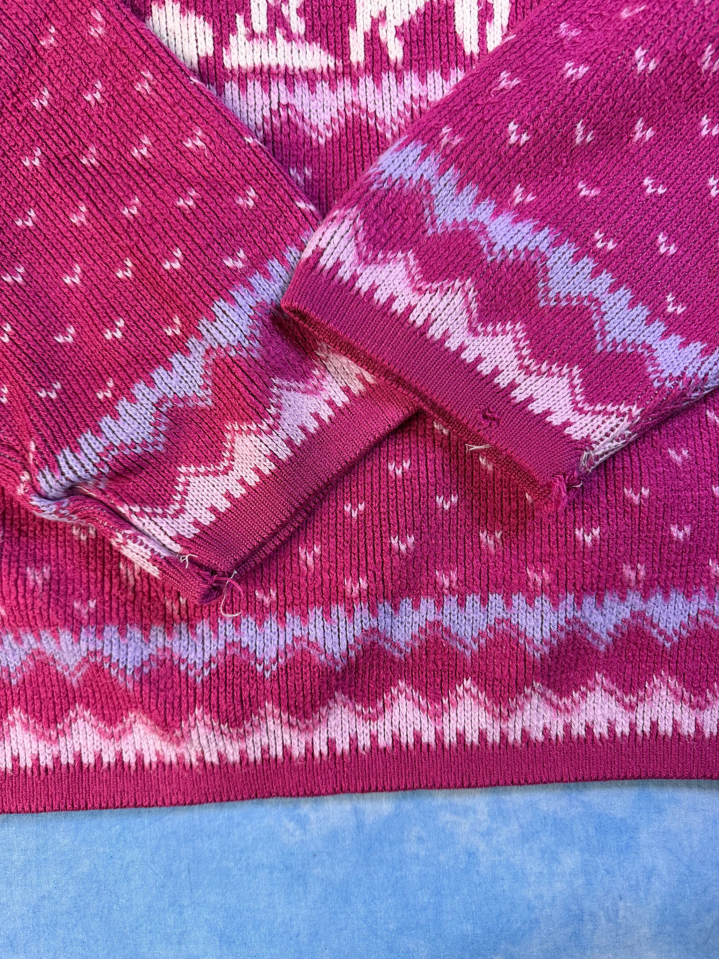 Tejidos Ruminahui Hand Made in Ecuador 90s Wool Sweater M