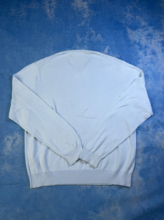 Sweterek Polo Ralph Lauren Pima Cotton Baby Blue 90s L