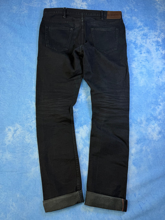 Jeansy Selvedge Han Kjobenhavn Long Czarne L