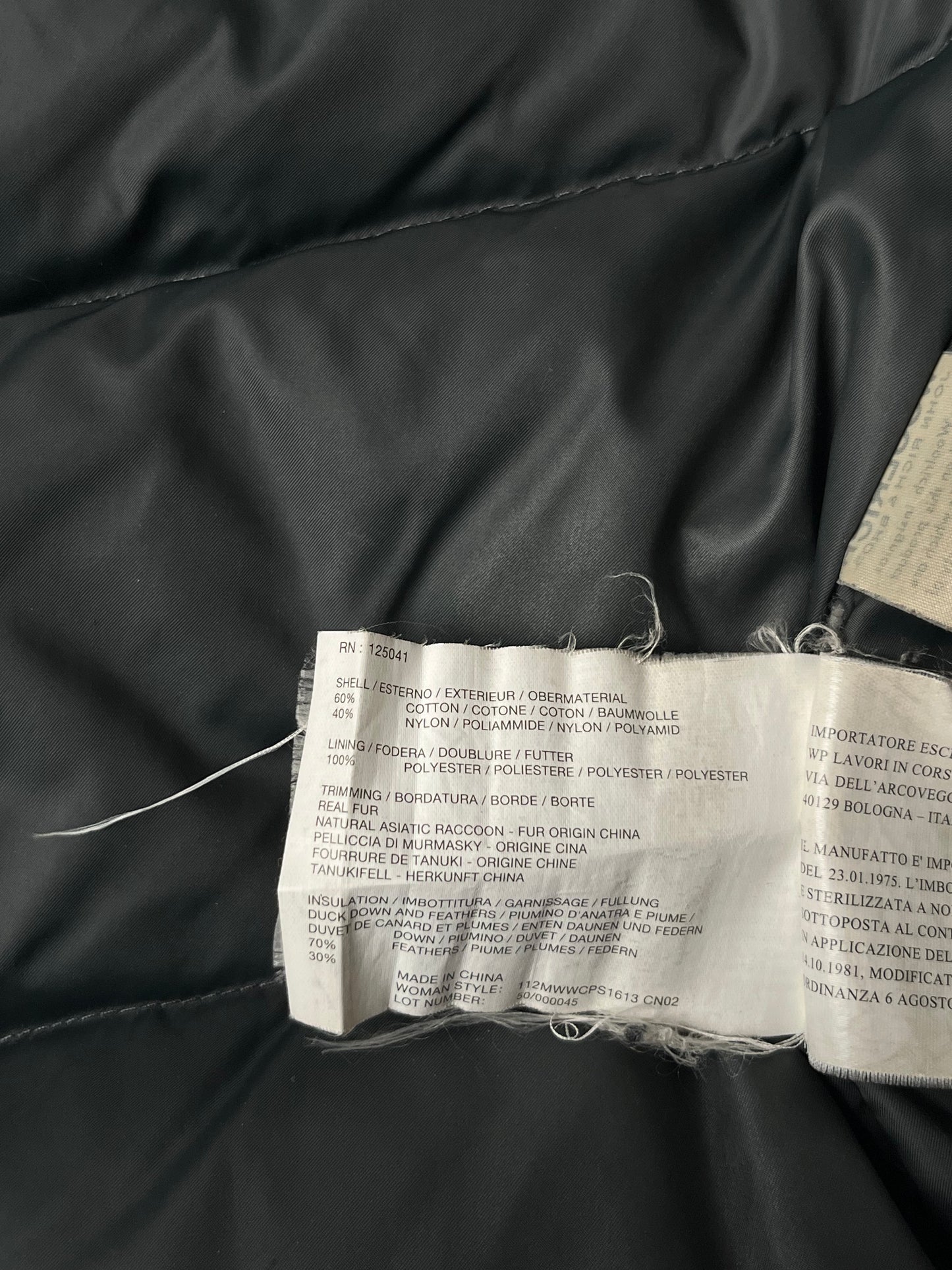Damska Kurtka Puchowa Woolrich z Futrem z Szopa 00s M