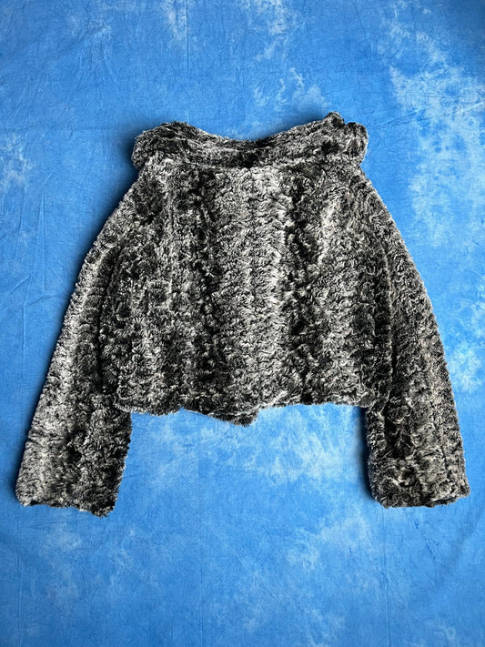 Damskie Sztuczne Futro Roberto Cavali 00s S | Piggy Boxer Vintage Shop