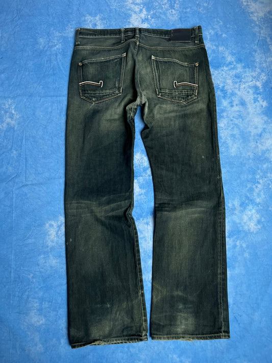 Jeansy G - Star Wash Acid Wash 00s W36 | Piggy Boxer Vintage Shop