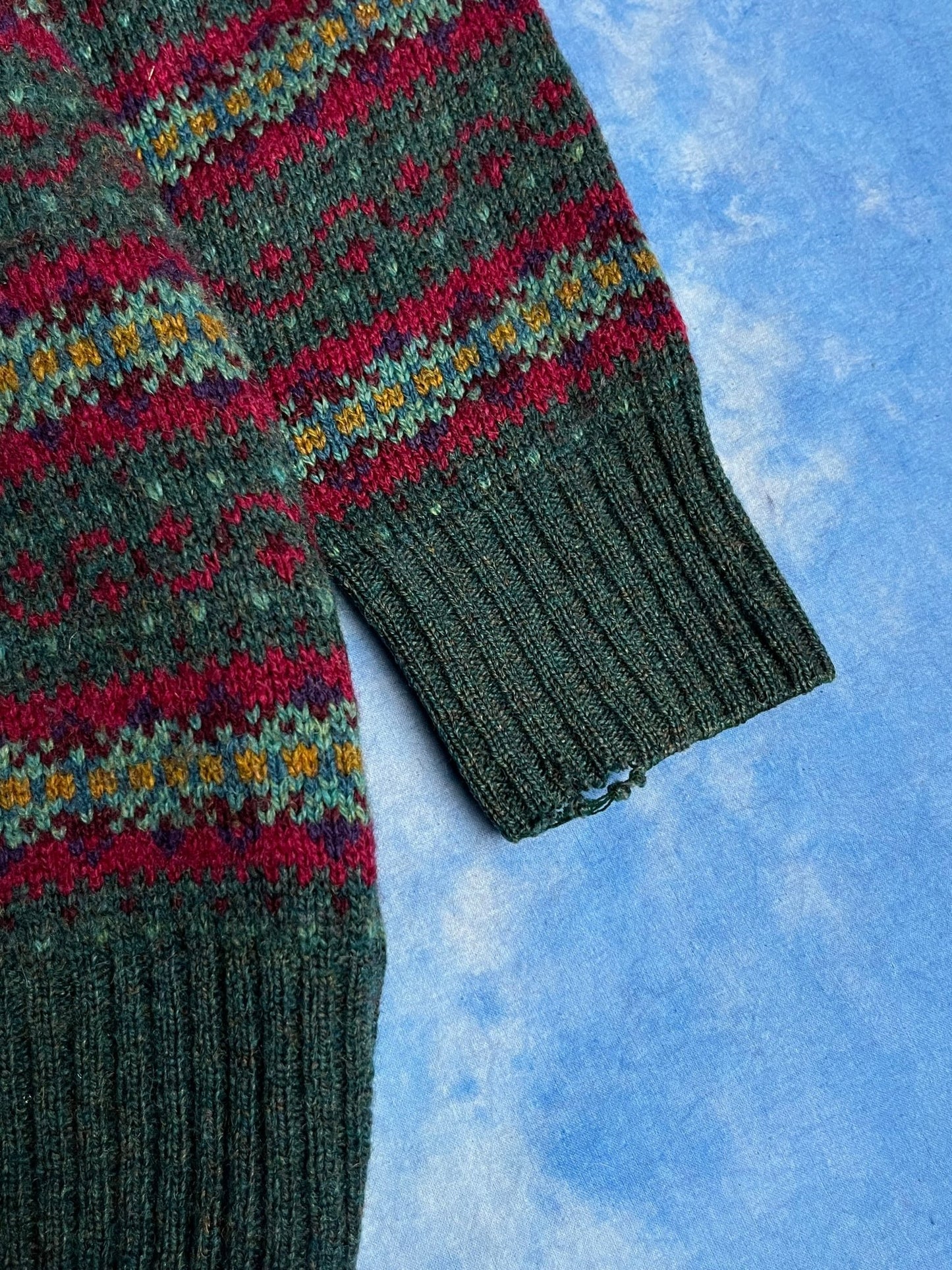 Kardigan Wełniany Campsie of Scotland 90s L | Piggy Boxer Vintage Shop