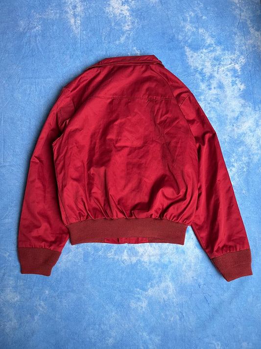 Kurtka Wiatrówka Harringtonka Czerwona M | Piggy Boxer Vintage Shop