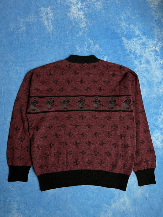 Sweterek Zimowy Narciarski Blend Wełniany 90s L | Piggy Boxer Vintage Shop