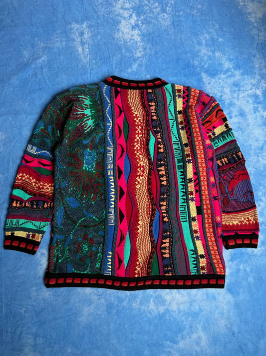 Vintage Warkocz Kolorowy 3D 90s M | Piggy Boxer Vintage Shop