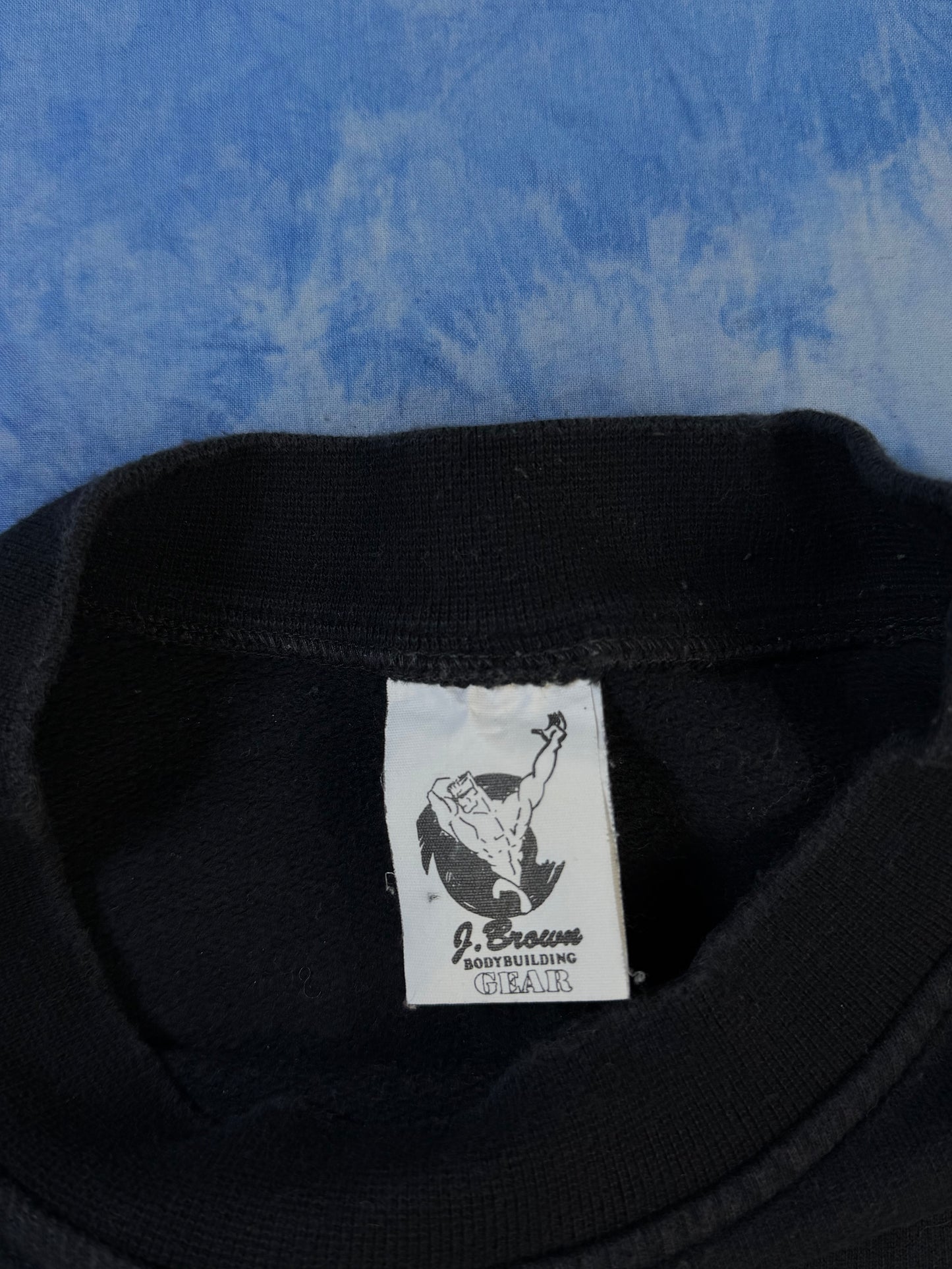 Koszulka Crop Top John Brown Golden Era Bodybuilder 90s XL