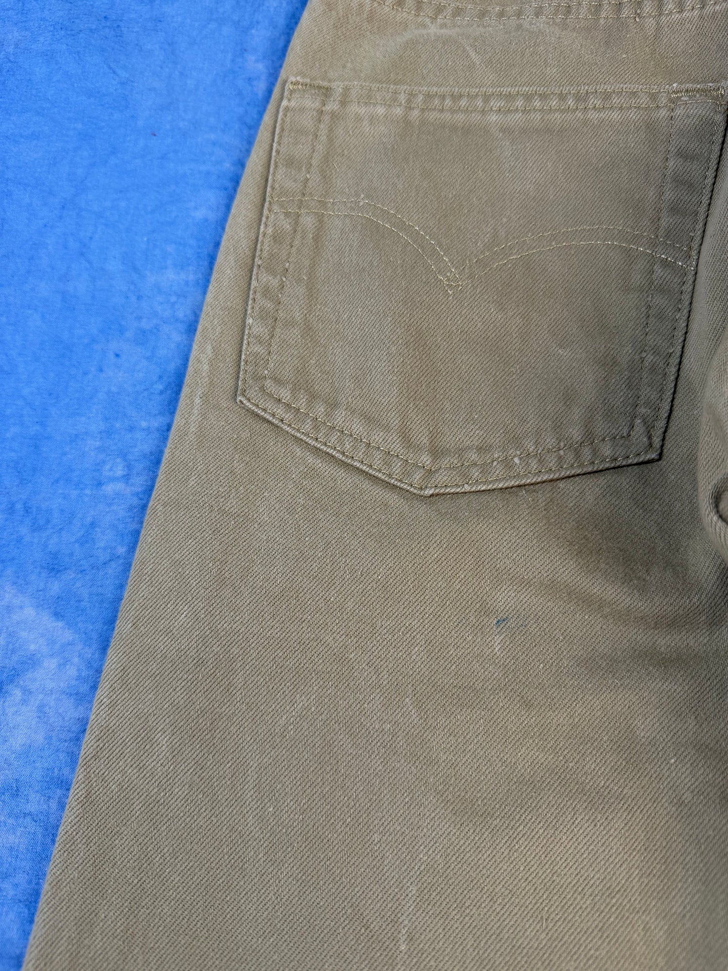 Jeansy Beżowe Levi's 501 Made in USA 1993 XS