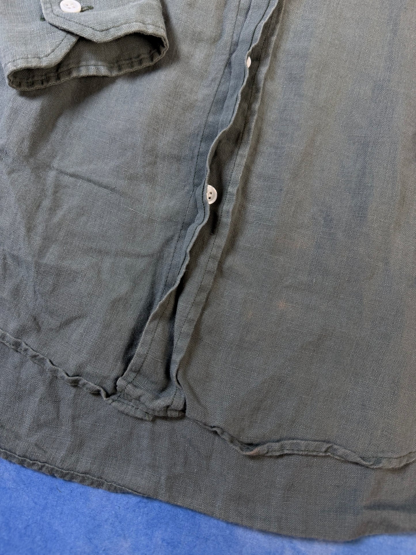 Koszula Lniana Yves Saint Laurent 90s M/L