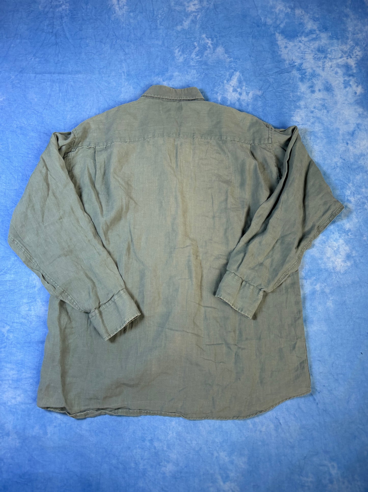 Koszula Lniana Yves Saint Laurent 90s M/L