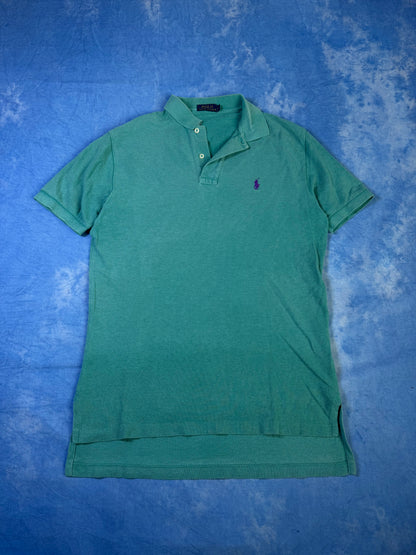 Koszulka Polo Ralph Lauren Turkusowa 2000s M