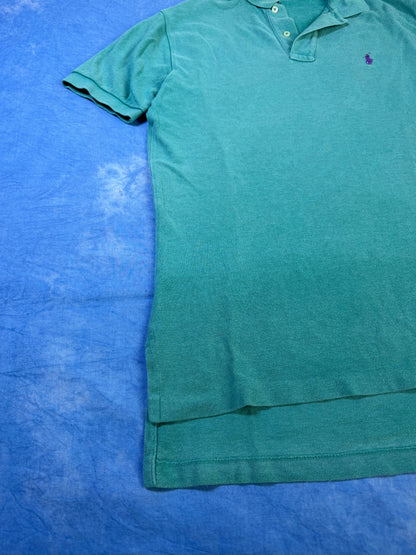 Koszulka Polo Ralph Lauren Turkusowa 2000s M