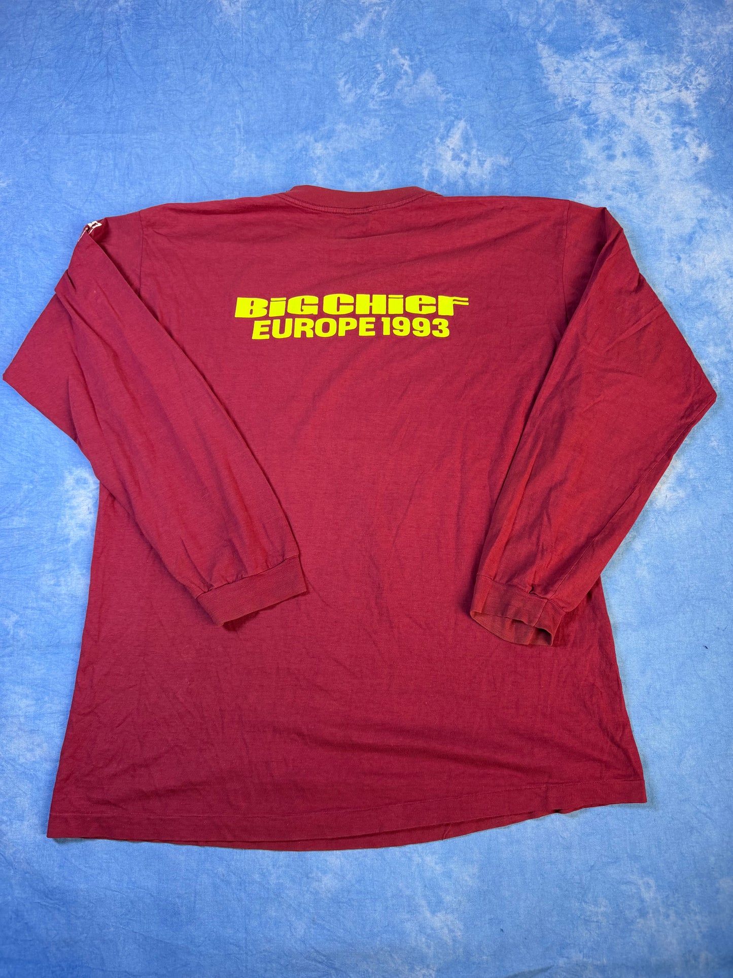 Longsleeve Big Chief - Mack Avenue Skullgame 1993 Europe Tour XL