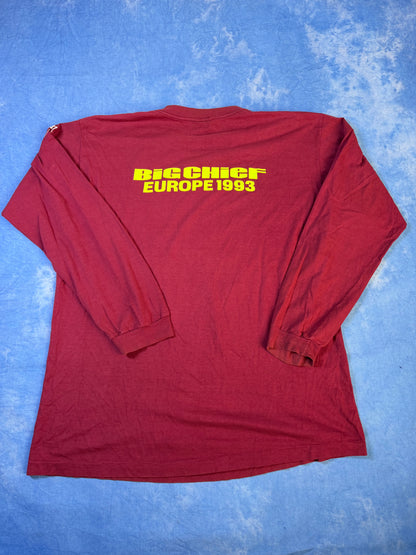 Longsleeve Big Chief - Mack Avenue Skullgame 1993 Europe Tour XL