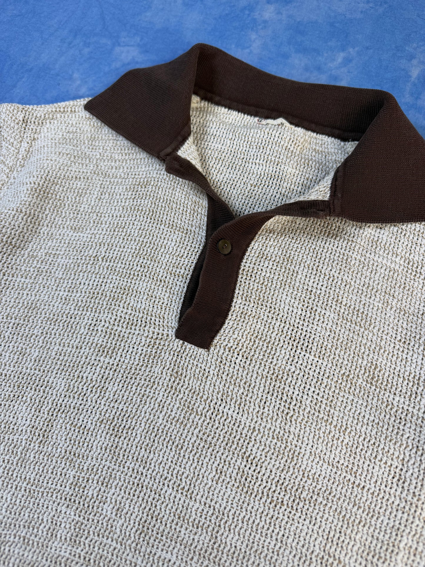 Włoska Koszulka Polo 80s S/M