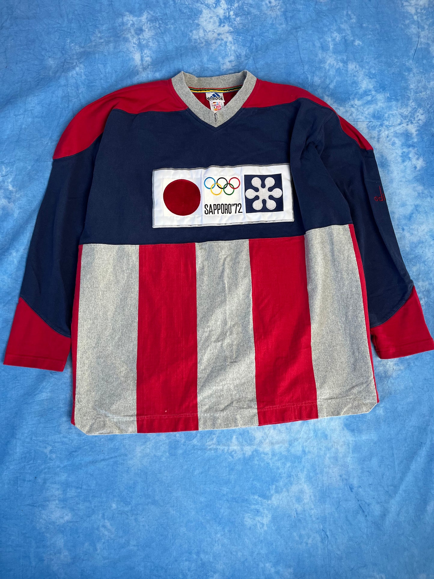 Bluza Adidas Olympic Winter 1972 Sapporo, Japonia 90s XL