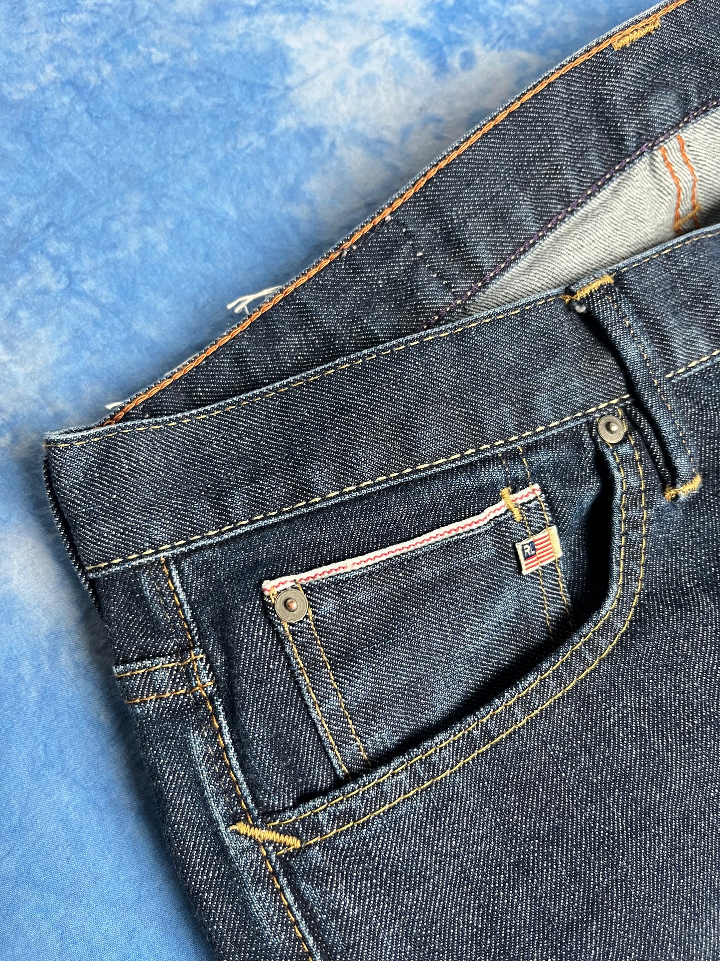 Damskie Jeansy Selvedge Ralph Lauren Cecilia 2009 M