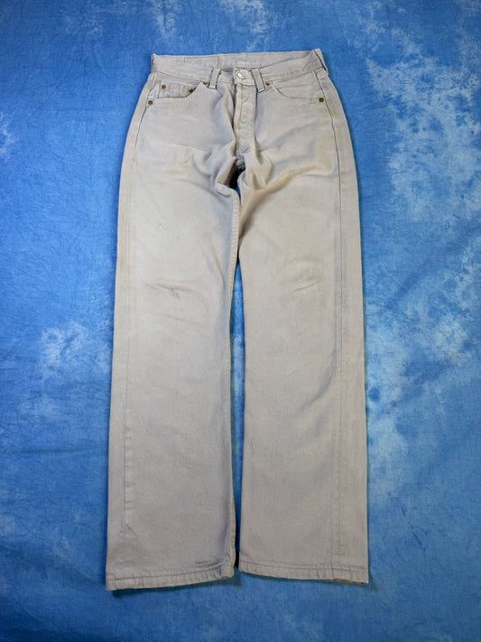 Jeansy Liliowe Levi's 501 1995 XS