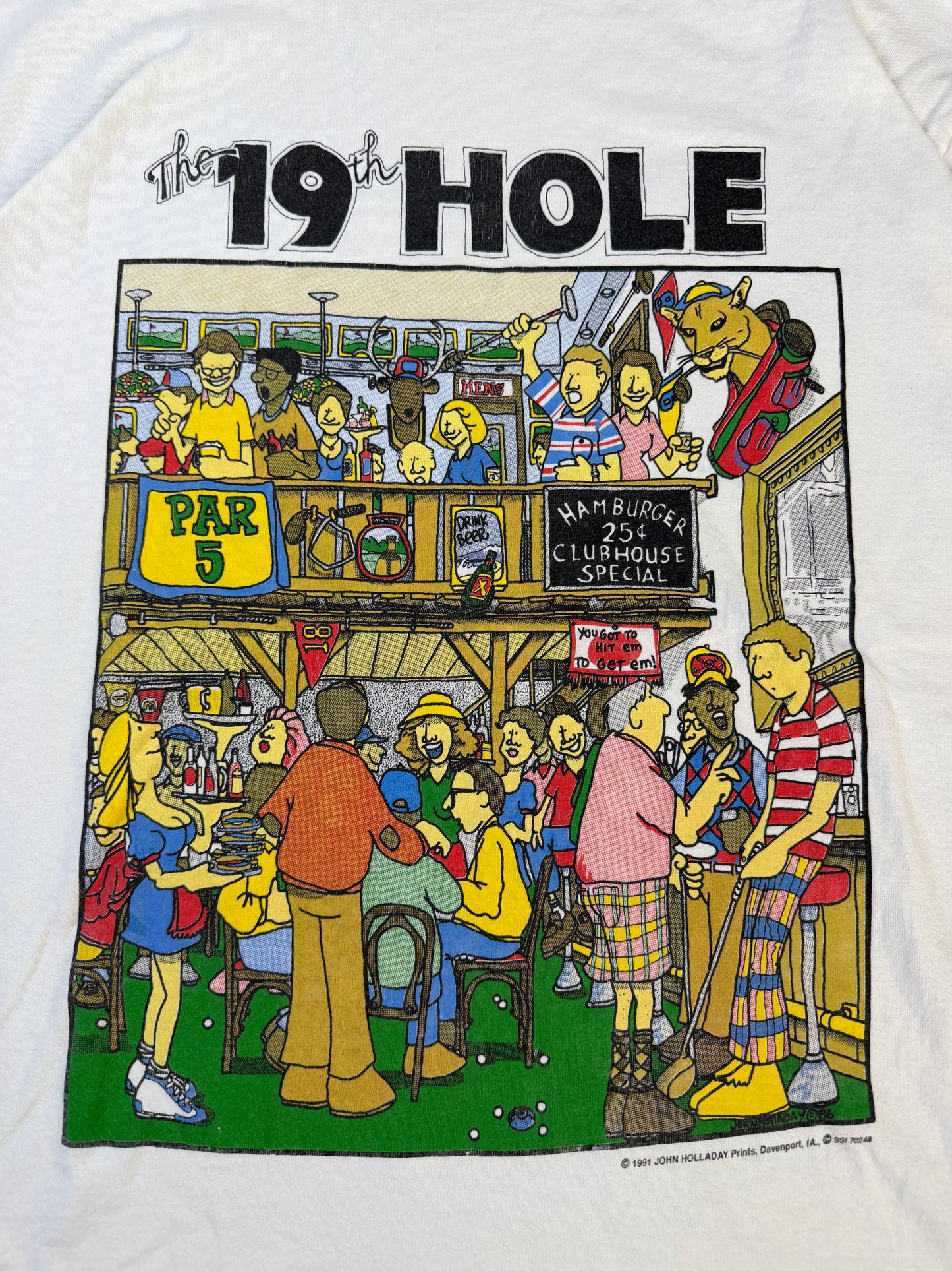 Koszulka 19th Hole John Holladay 1991 XL