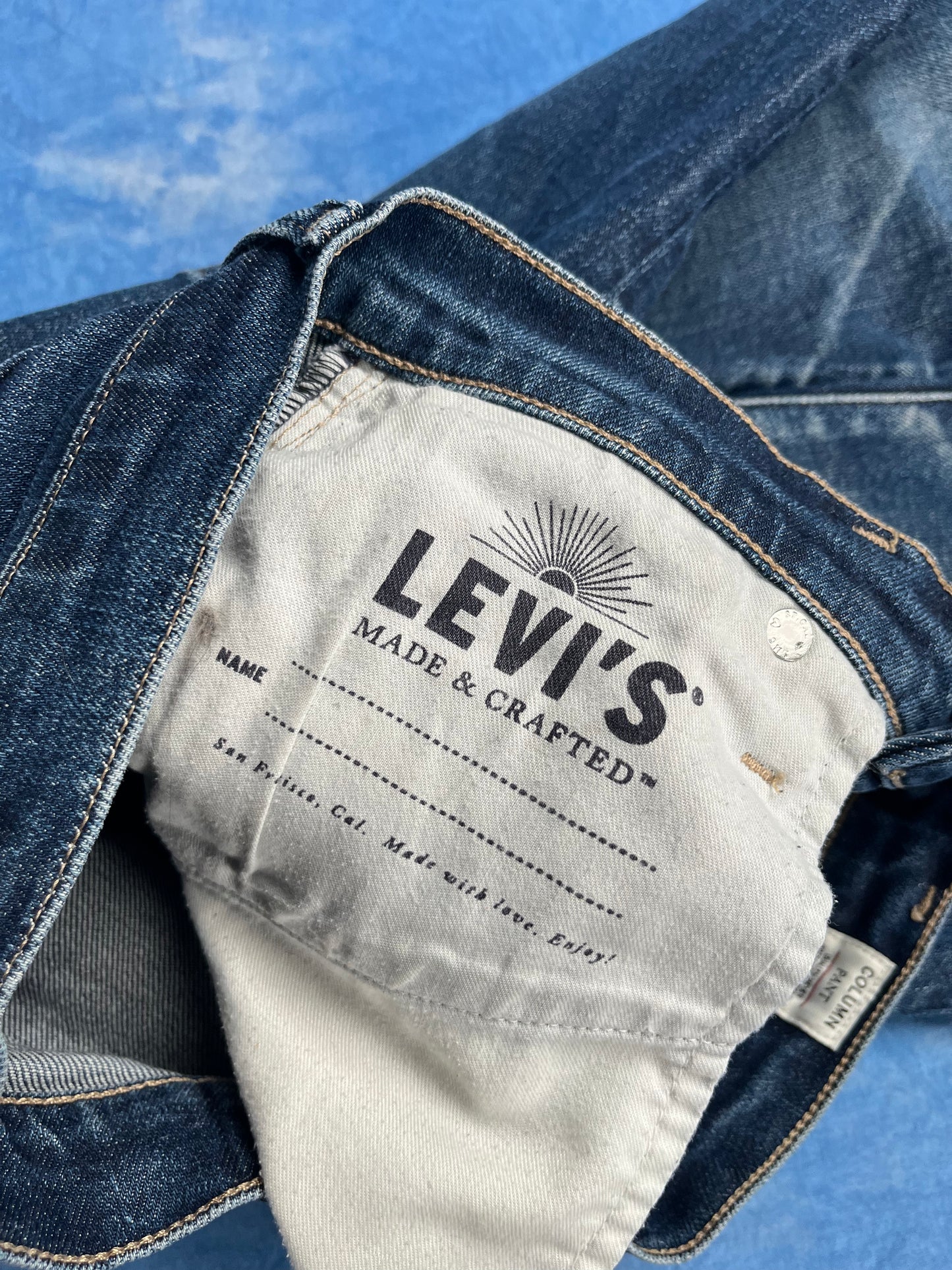 Jeansy Levi's Made & Crafted Column Selvedge Denim 26x30