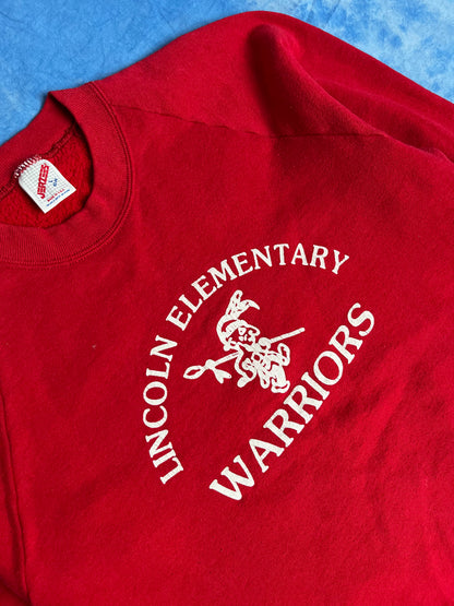 Bluza Lincoln Elementary Warriors Made in USA 90s M/L