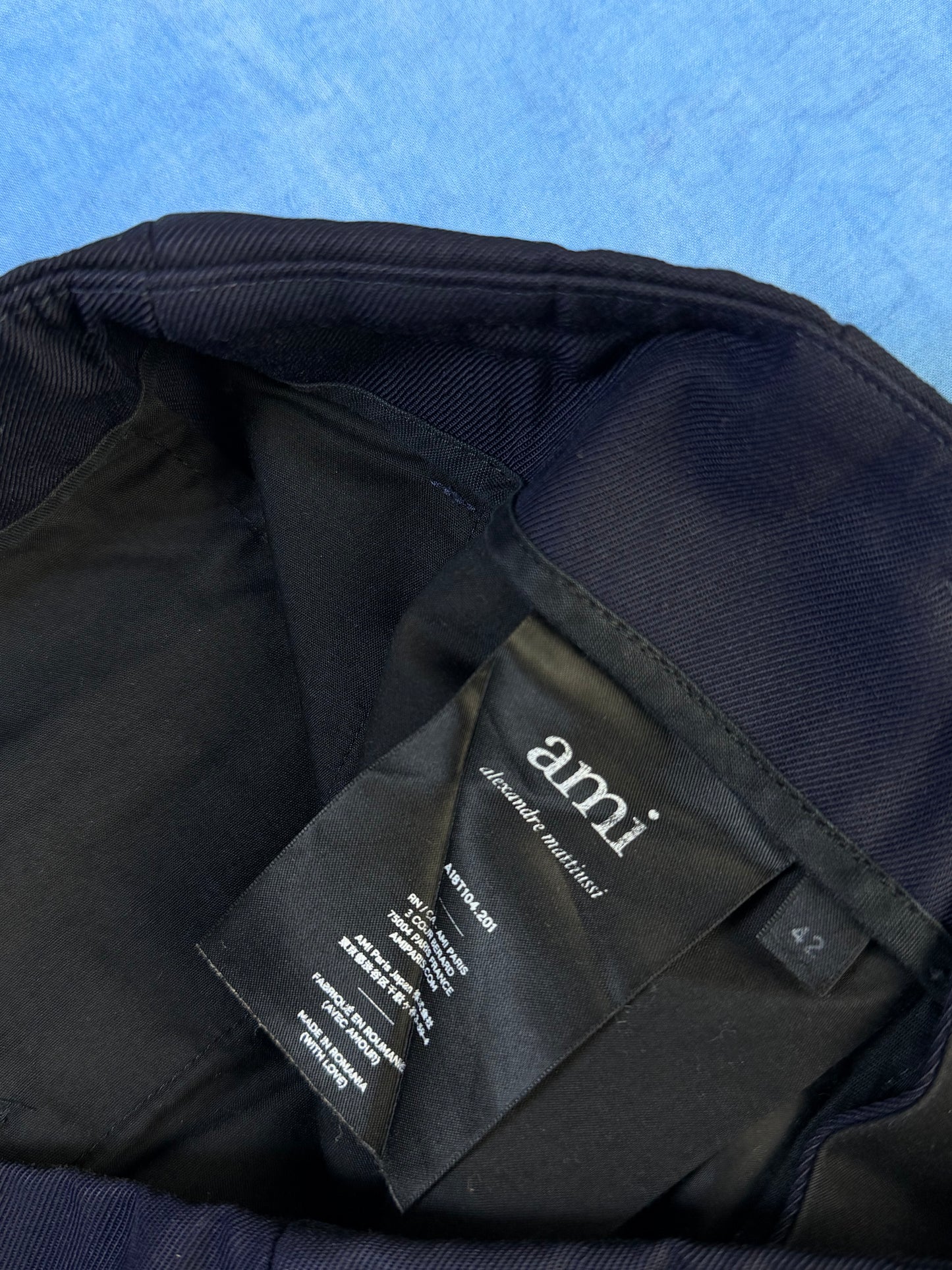 Spodnie Damskie z Wełną AMI Paris M/L