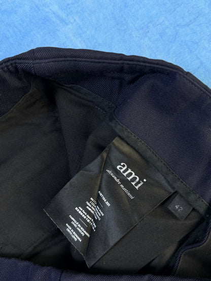 Spodnie Damskie z Wełną AMI Paris M/L