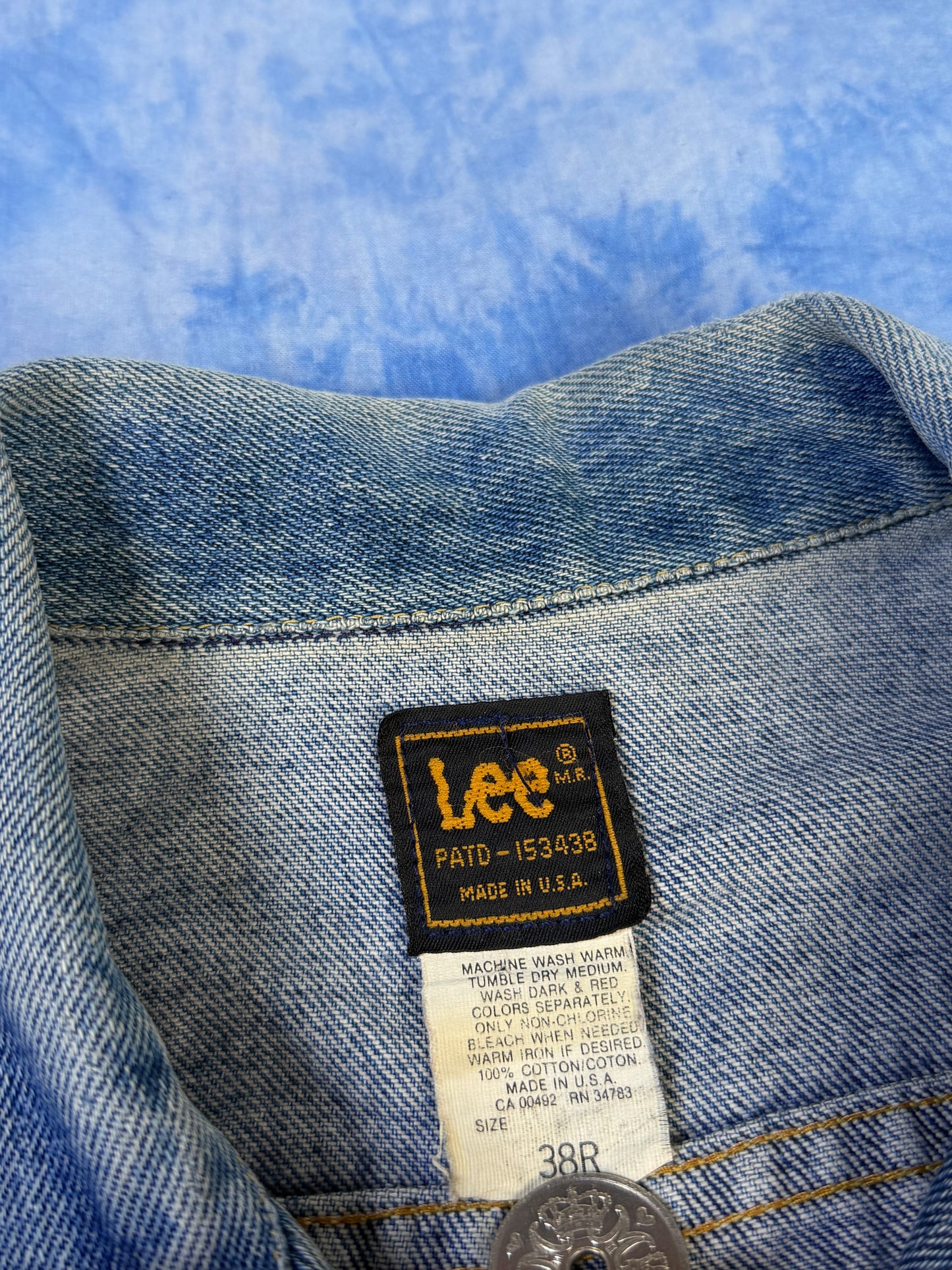 Kurtka Jeansowa Lee Made in USA 70s-80s S/M