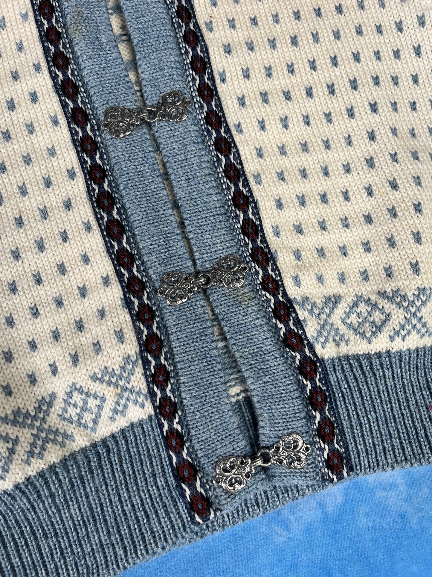 Sweter Kardigan Wełniany  Dale of Norway 90s L