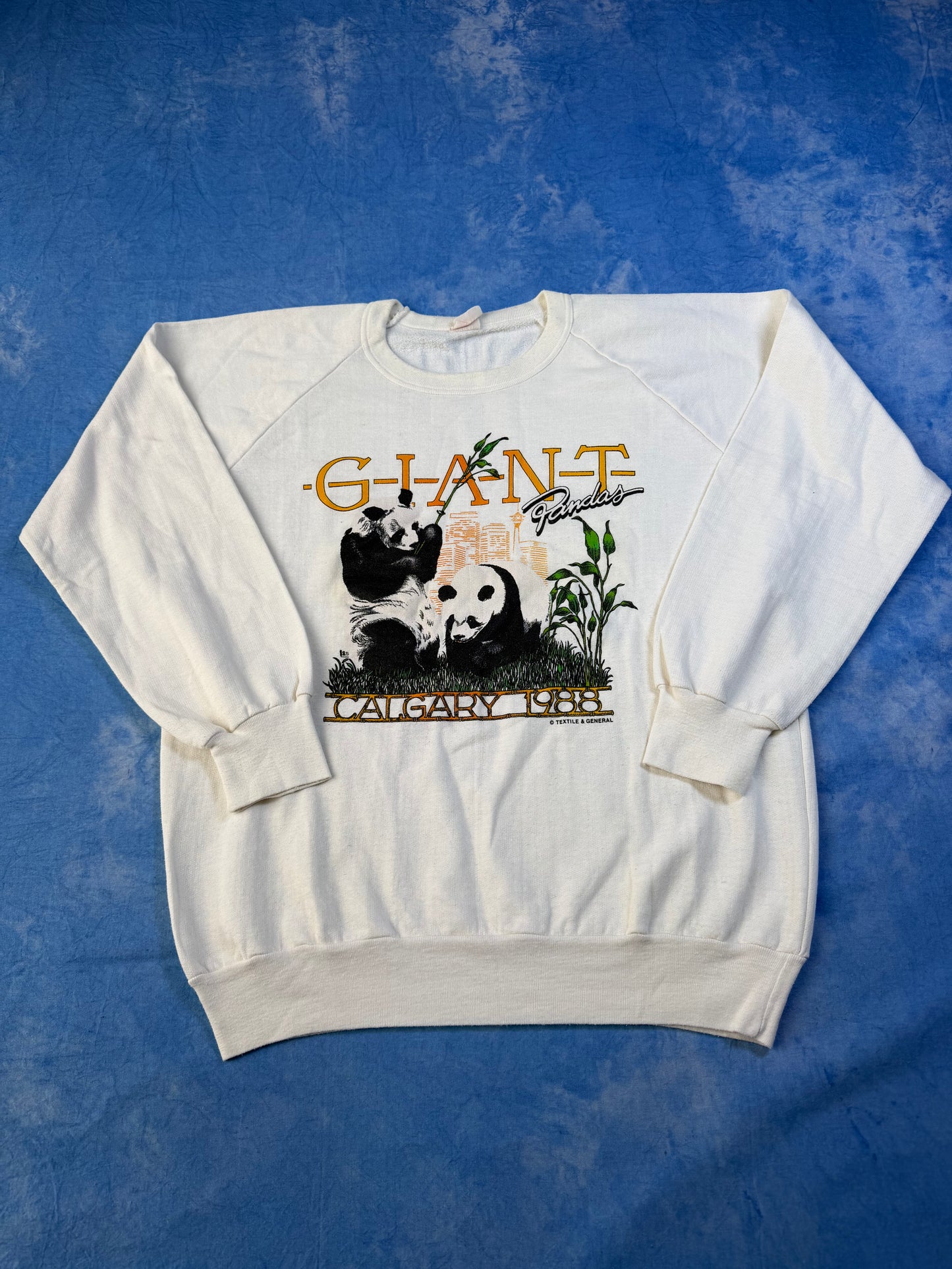 Bluza Giant Panda, Calgary 1988 Made in Canda XL