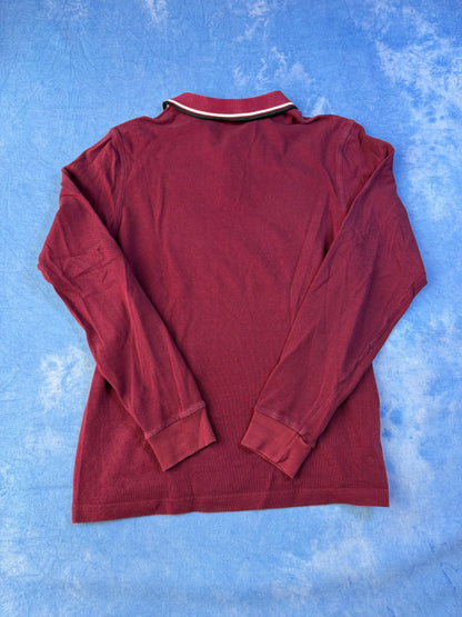 Koszulka Longsleeve Polo Fred Perry Burgundowa M