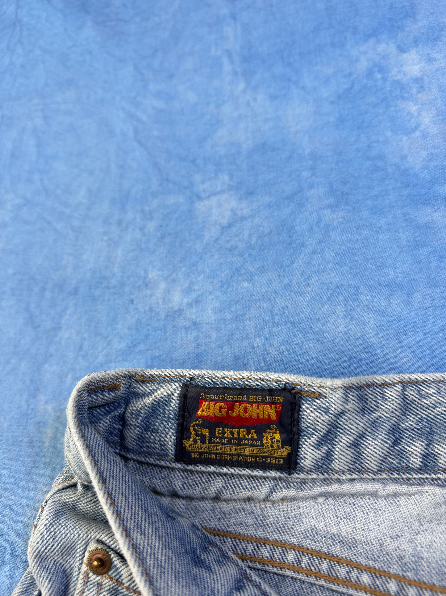 Jeansy Big John Extra Made in Japan 90s S