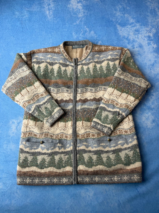 Icelandic 1997 Wool Cardigan L