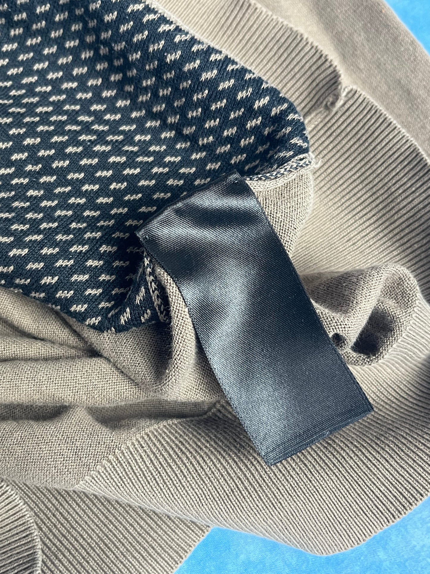 Sweterek w Paski Z Zegna M