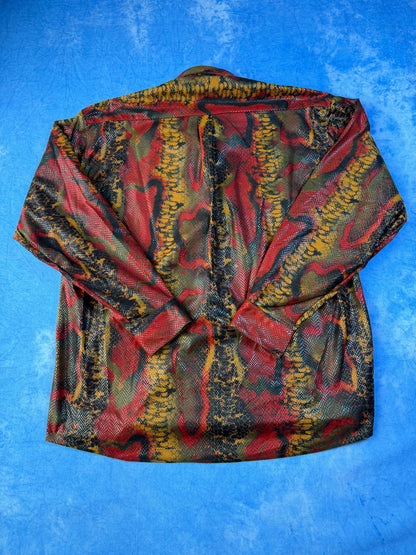 Koszula w Wężowy Motyw 2000s XL