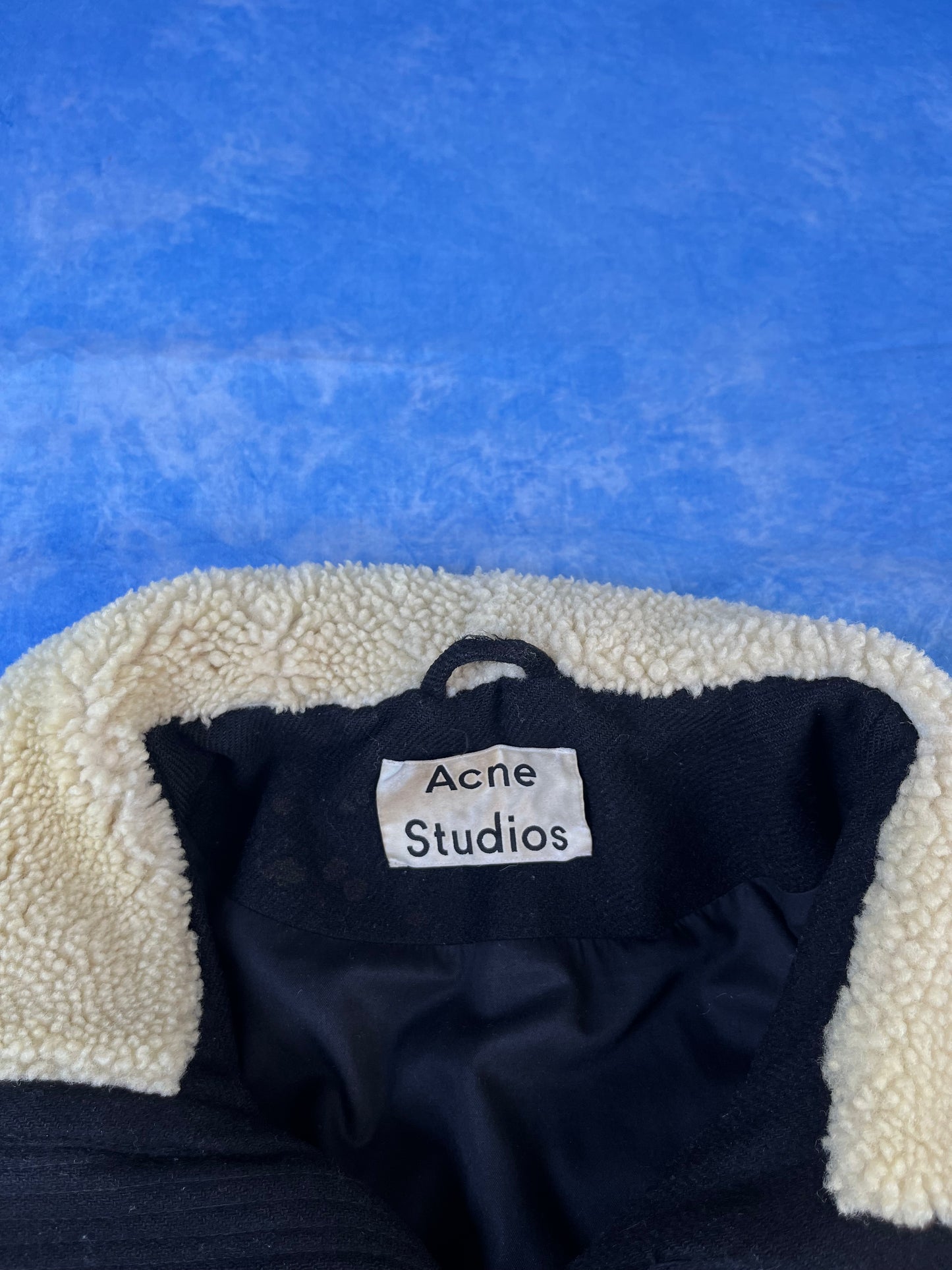 Kurtka Kożuch Wełniana Acne Studios MUTT Paw17 M