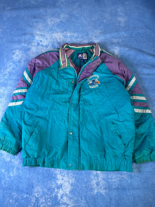 Kurtka Starter x Charlet Hornets NBA 80s/90s XL