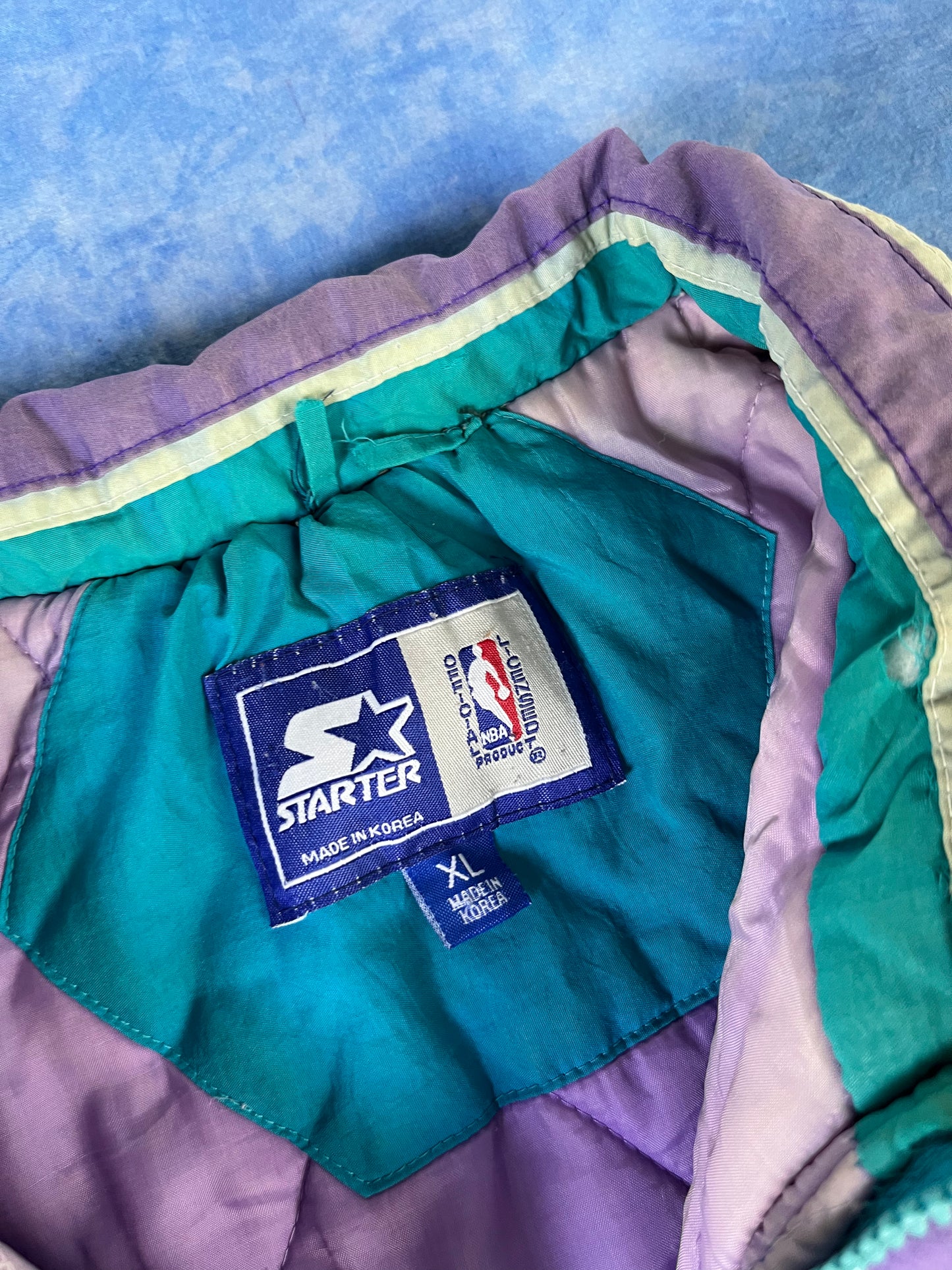 Kurtka Starter x Charlet Hornets NBA 80s/90s XL