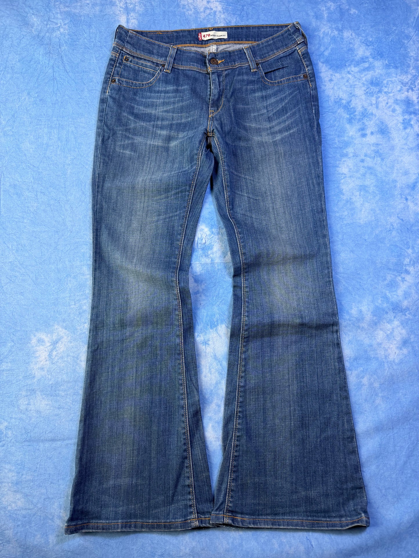 Damskie Jeannsy Dzwony Levi's 479 z 2000s M