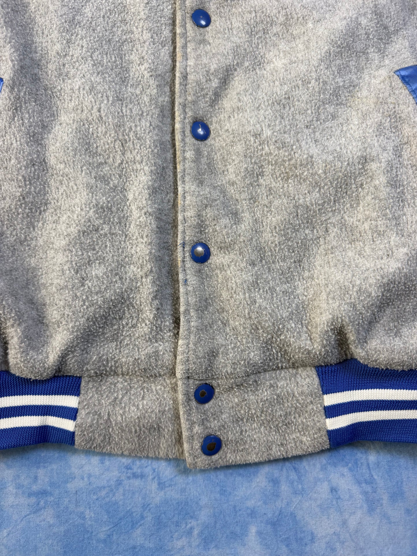 Hartwell x JT Racing "Bad Bones" Varsity Jacket Made in USA 80s/90s L