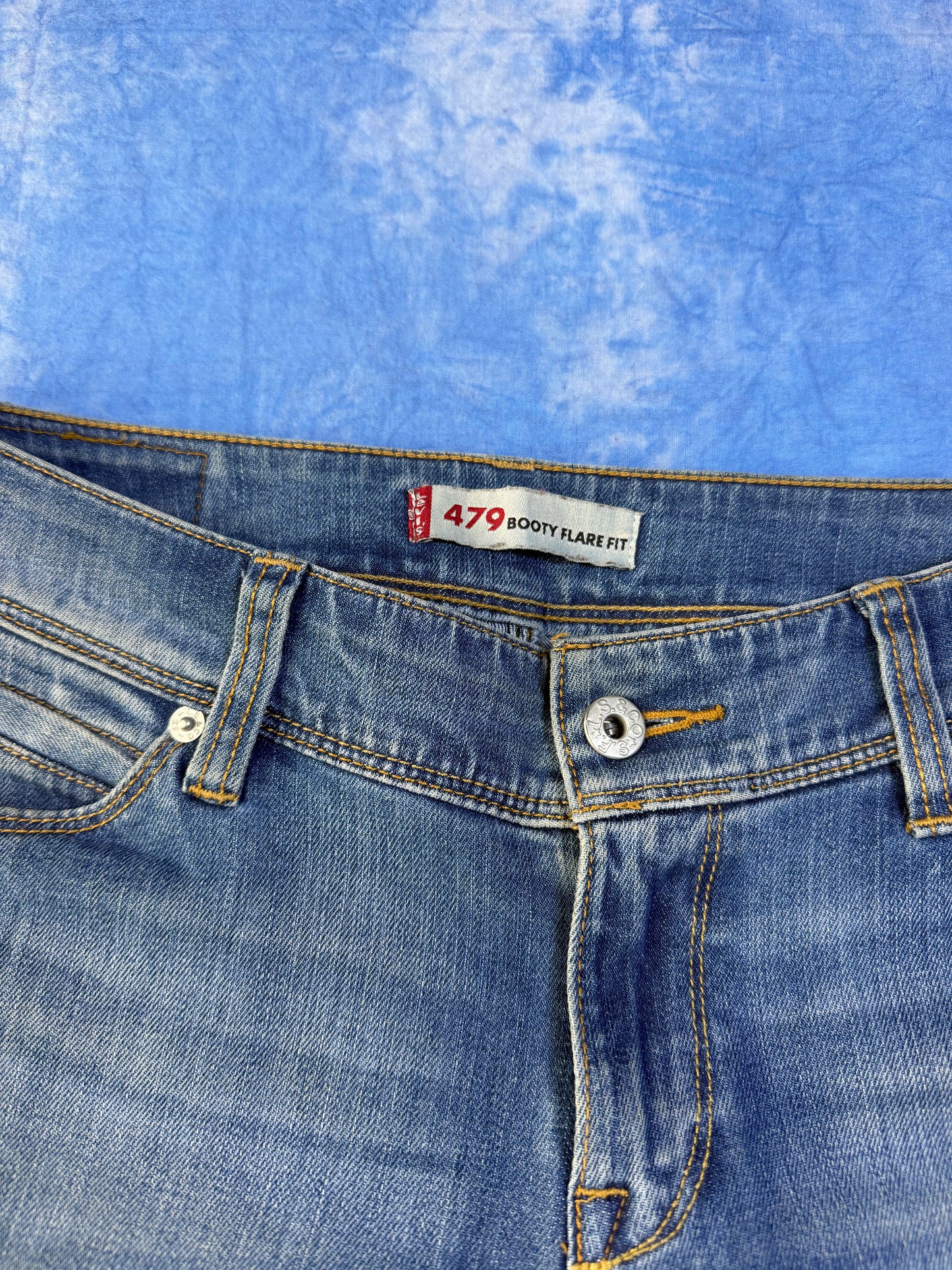 Damskie Jeansy Dzwony Levi's 479 2000s M