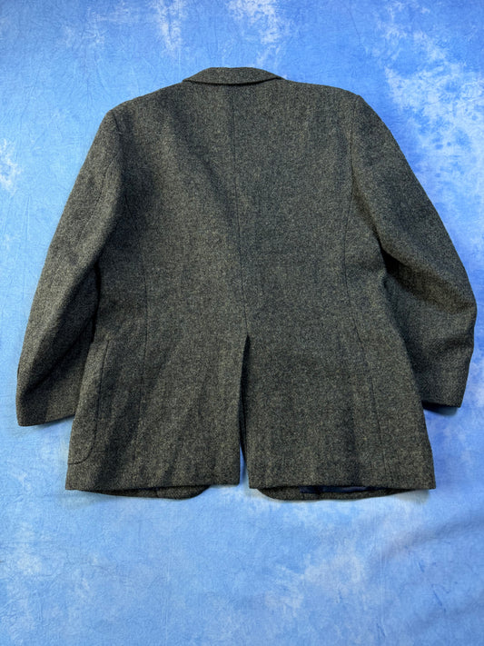 90s Harris Tweed Wool Blazer M