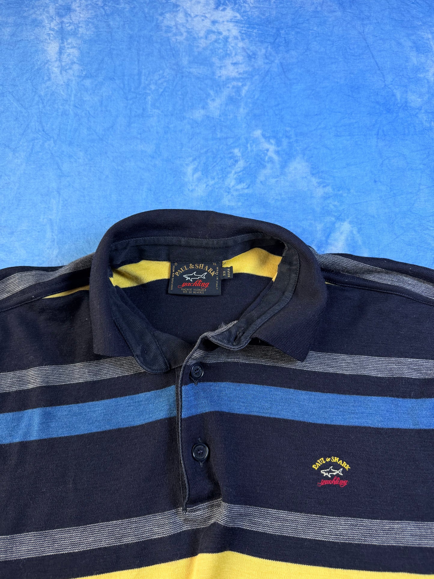 Wełniany Sweterek Polo Paul & Shark 2000s XL