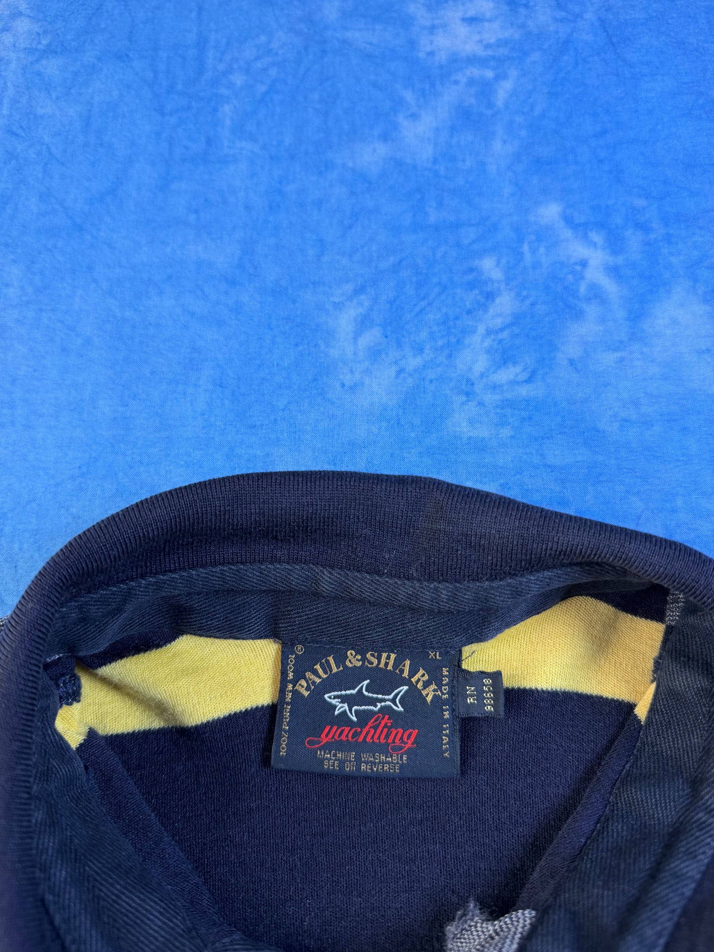 Wełniany Sweterek Polo Paul & Shark 2000s XL