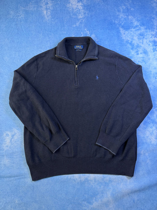 Sweterek Quarter Zip Polo Ralph Lauren Pima Cotton L