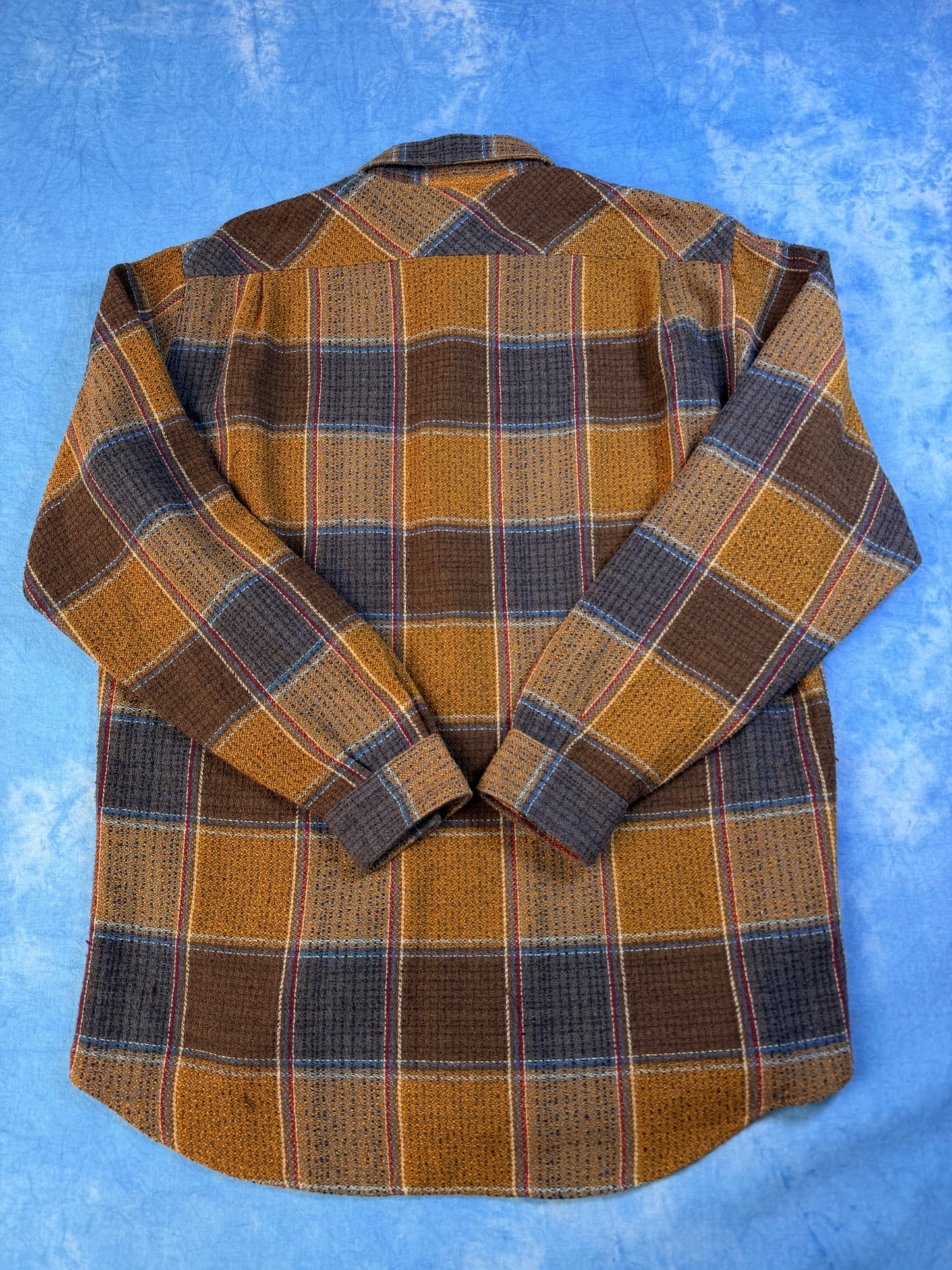 90s Marlboro Classics Wool Blend Plaid Shirt L/XL