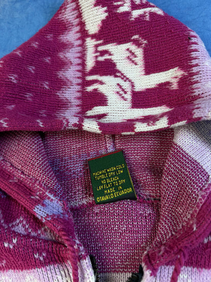 Tejidos Ruminahui Hand Made in Ecuador 90s Wool Sweater M